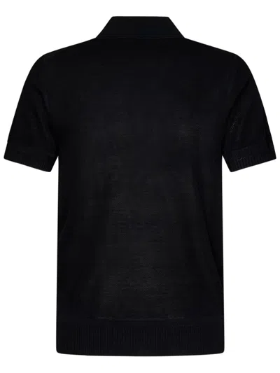 Shop Tom Ford Polo Shirt In Black