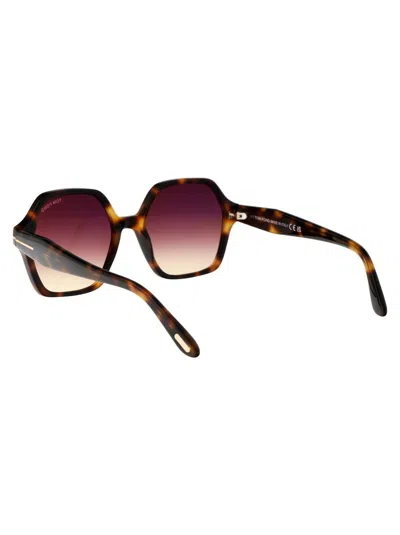 Shop Tom Ford Sunglasses In 53z Avana Bionda / Specchiato