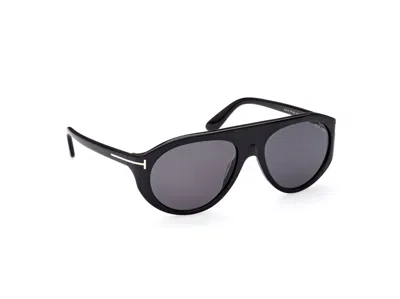 Shop Tom Ford Rex Sunglasses In Black