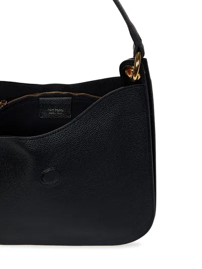 Shop Tom Ford Tara Small Shoulder Bag In Black