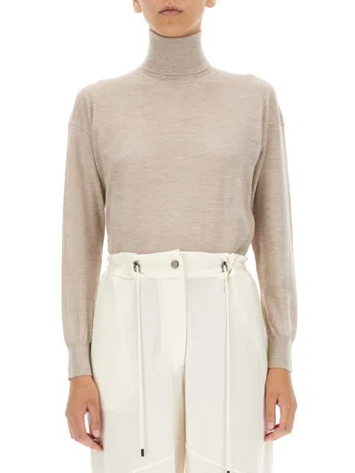 Shop Tom Ford Turtleneck Shirt In Beige