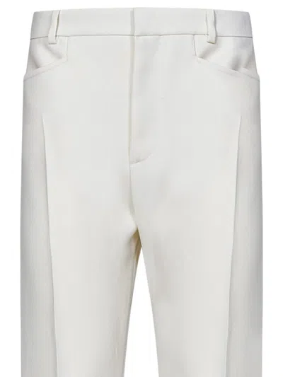 Shop Tom Ford Wallis Trousers In White