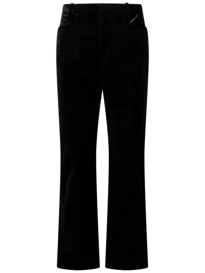 Shop Tom Ford Wallis Trousers In Black