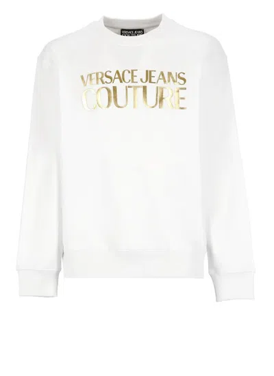 Shop Versace Jeans Couture Sweaters White