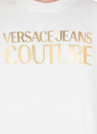 Shop Versace Jeans Couture Sweaters White