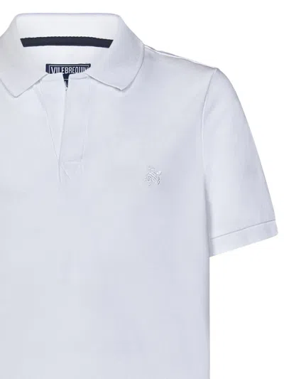 Shop Vilebrequin Palatin Polo Shirt In White