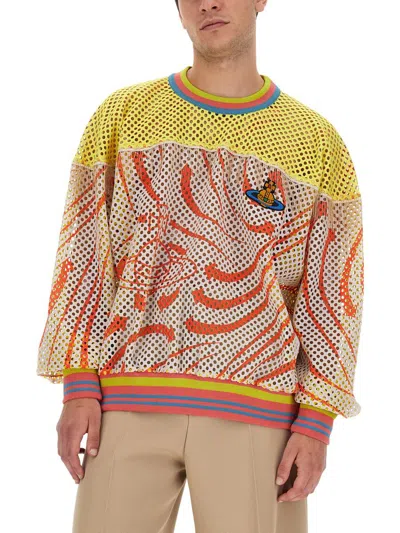 Shop Vivienne Westwood Fresh Sweatshirt In Multicolour