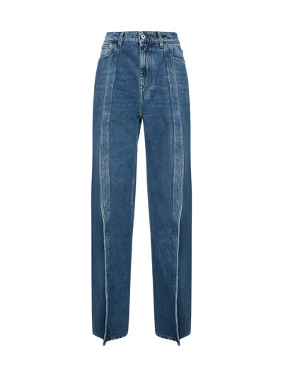 Shop Y/project 'evergreen Banana Jeans' Jeans In Blue