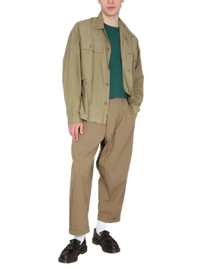 Shop Ymc You Must Create Ymc "military" Shirt In Military Green