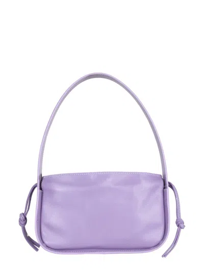 Shop Yuzefi Mini Scrunch Bag In Lilac