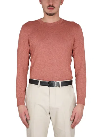 Shop Zegna Cashmere Blend Sweater In Pink