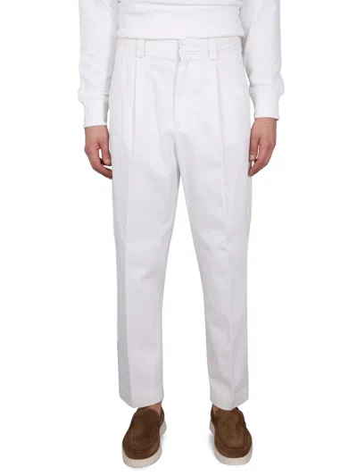 Shop Zegna Jeans Baggy In White