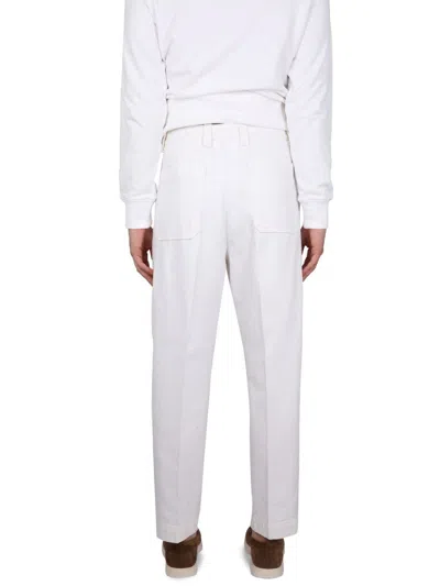 Shop Zegna Jeans Baggy In White