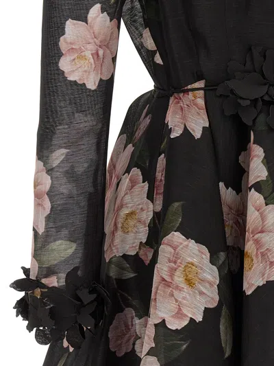 Shop Zimmermann 'natura Liftoff' Dress In Multicolor