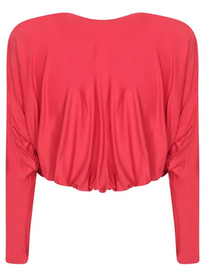 Shop Alice And Olivia Alice + Olivia Tops In Red