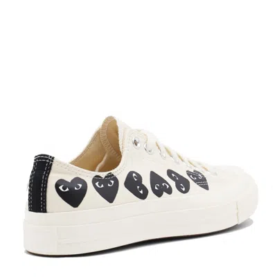Shop Comme Des Garçons Play X Converse Comme Des Garcons Play Converse Sneakers White