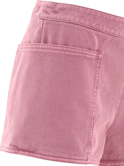 Shop Max Mara "alibi" Shorts In Purple