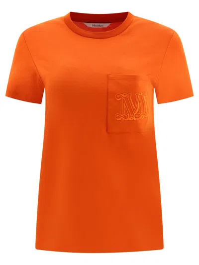 Shop Max Mara "papaia" T-shirt In Orange