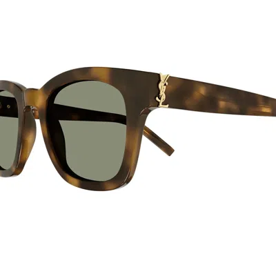 Shop Saint Laurent Eyewear Sunglasses In Havana