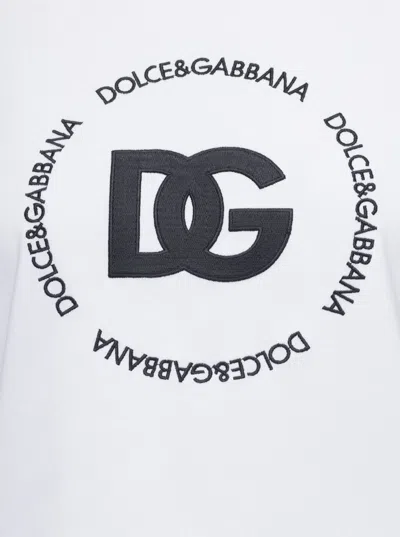 Shop Dolce & Gabbana T-shirt M/corta Giro In White