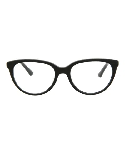 Shop Mcq By Alexander Mcqueen Cat Eye-frame Acetate Optical Frames In Black