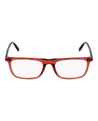 Shop Mont Blanc Square-frame Acetate Optical Frames In White