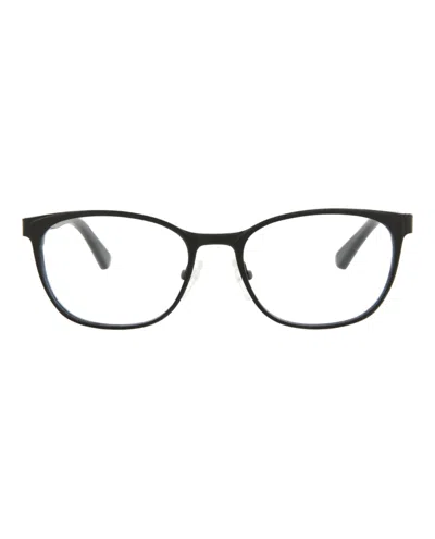 Shop Mcq By Alexander Mcqueen Square-frame Metal Optical Frames In Black