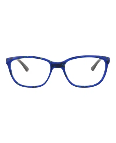 Shop Mcq By Alexander Mcqueen Square-frame Acetate Optical Frames In Blue
