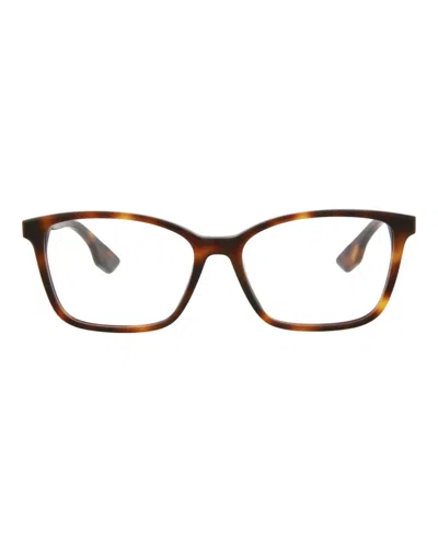 Shop Mcq By Alexander Mcqueen Square-frame Acetate Optical Frames In Brown