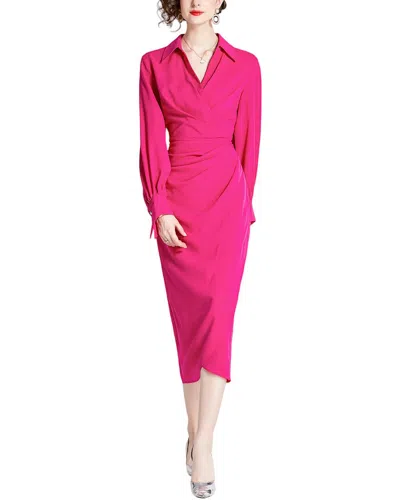 Shop Tina Midi Dress In Pink