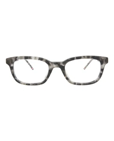 Shop Thom Browne Square-frame Acetate Optical Frames In Grey