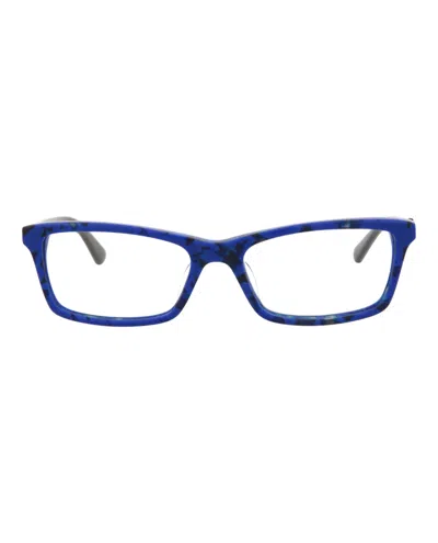 Shop Mcq By Alexander Mcqueen Square-frame Acetate Optical Frames In Blue