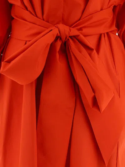 Shop 's Max Mara "tabata" Poplin Shirt Dress In Orange