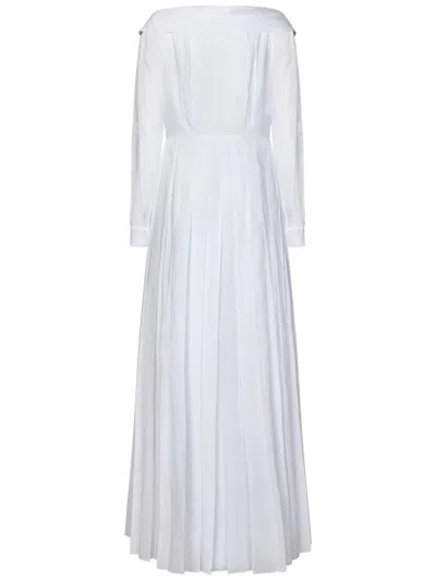 Shop Alberta Ferretti Dress In White