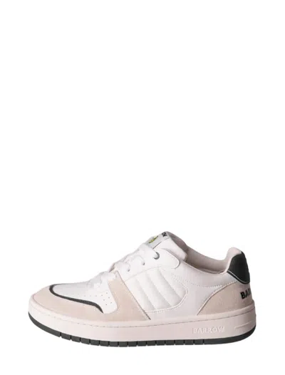 Shop Barrow Sneakers In Off White-nero