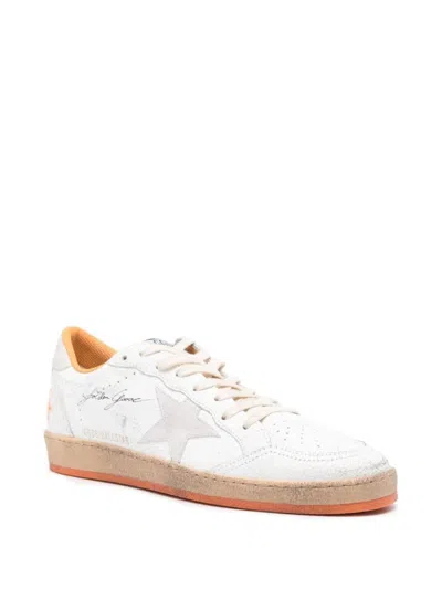 Shop Golden Goose 'ball Star' Sneakers In White