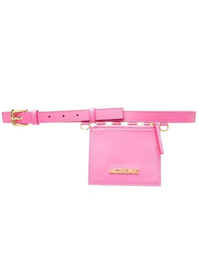 Shop Jacquemus 'la Ceinture Anellu' Bum Bag In Pink