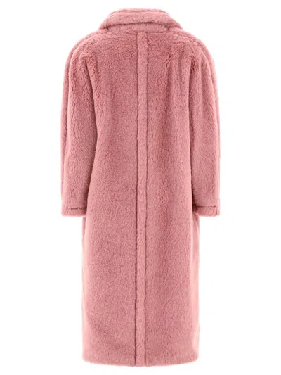 Shop Max Mara Oversized Teddy Coat "zitto" In Pink
