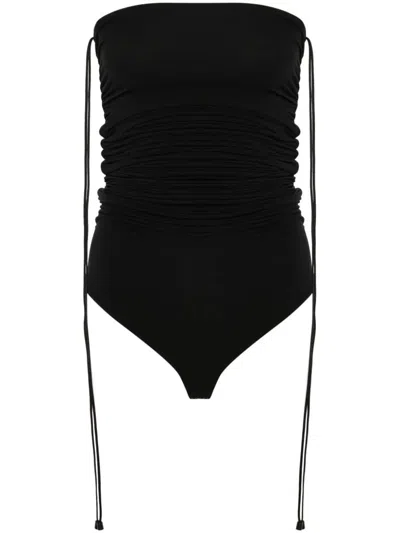 Wolford Fatal Adjustable Body-dress In Black