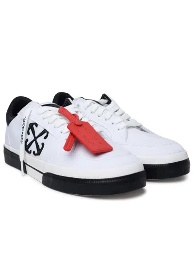 Shop Off-white 'new Vulcanized' Black Fabric Sneakers