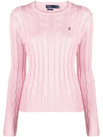 Shop Ralph Lauren Sweaters In Carmel Pink
