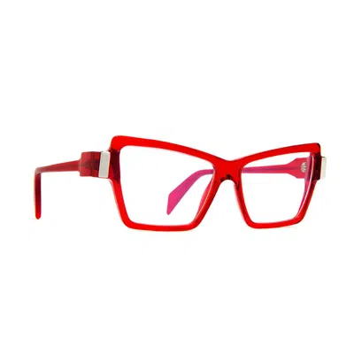 Shop Siens Creature 095 Eyeglasses In 003 Red