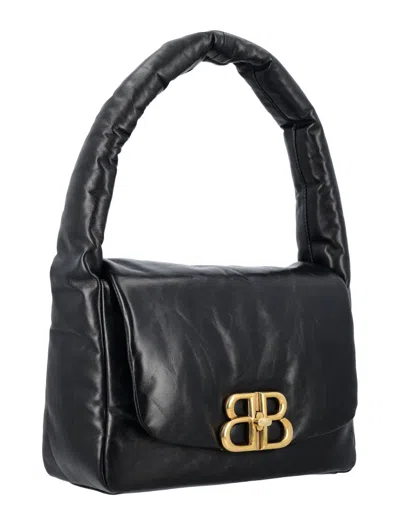Shop Balenciaga Monaco Small Sling Bag In Black