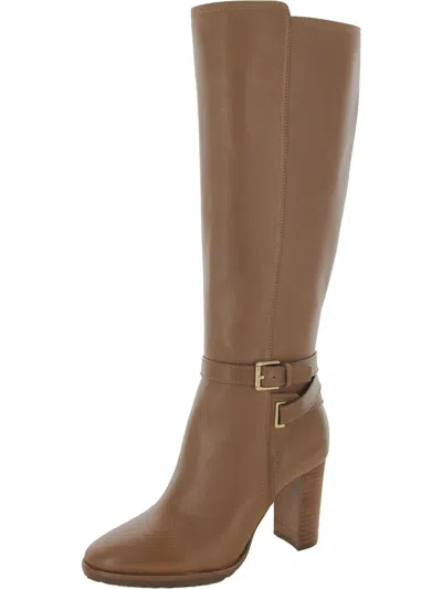 Ralph Lauren Manchester Womens Leather Over-the-knee Boots In Multi