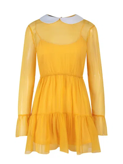 Shop Gucci Dress In Yellow