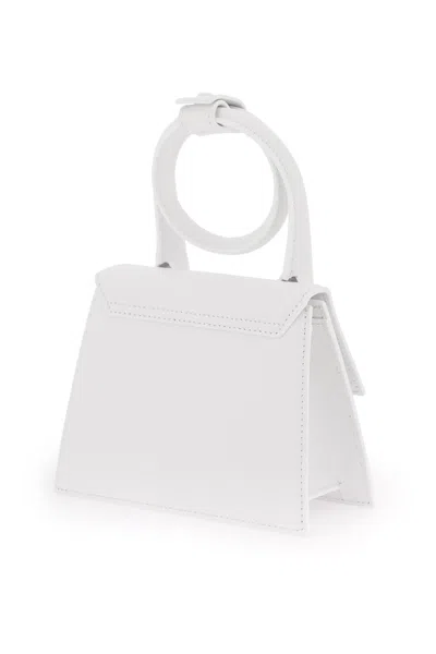 Shop Jacquemus Le Chiquito Noeud Bag Women In White