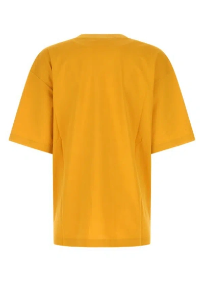 Shop Marni Woman Mustard Cotton Oversize T-shirt In Yellow
