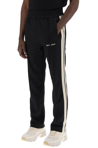 Shop Palm Angels Contrast Band Joggers With Track In Men In Multicolor