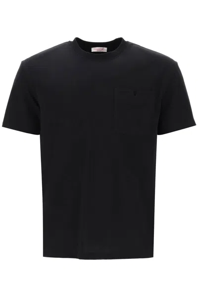 Shop Valentino Garavani Regular Fit Pocket T-shirt Men In Multicolor