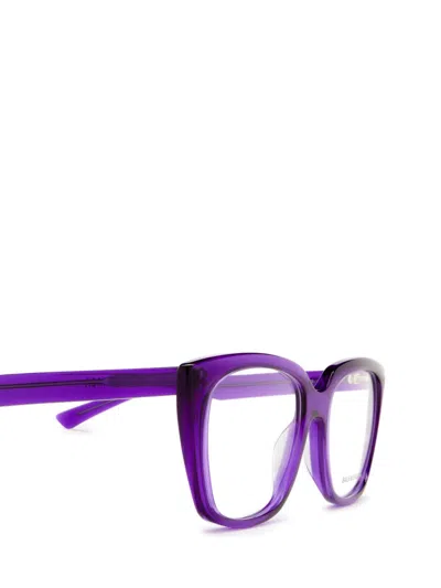 Shop Balenciaga Eyeglasses In Violet